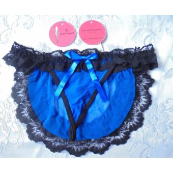 Love Secret - Sexy Lace Underwear/Panties 2198-6 Shappire Blue Ribbon  