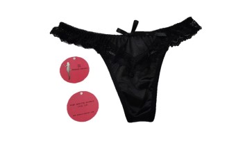 Love Secret Sexy Satin Panties/Underwear 8007-1 ~ Black  