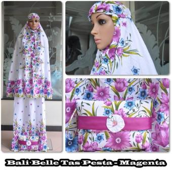 Madeena Mukena Rayon Bali Belle Tsp Magenta  