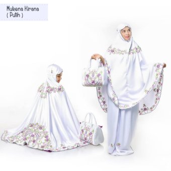 Madeena Mukena Velvet Kirana Putih  