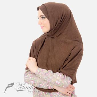 Maulina Jilbab Instant Elisa - Cokelat  