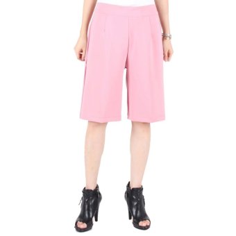 Meitavi's Kulot Pleated Short Culottes - Pink  