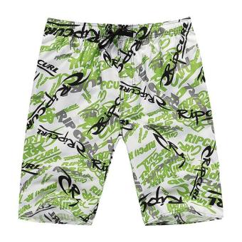 Men Fashion Cool Beach Pants Summer Quick Dry Short Pants Good Choice For Casual And Refreshing Experience - Green - intl  