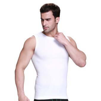 Men's Body Slimming Tummy Shaper Vest Belly Waist Girdle Shirt New Tops Underwear  