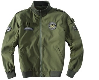 Mens Bomber Jacket US Air Force Slim Fit Tactical Jacket  