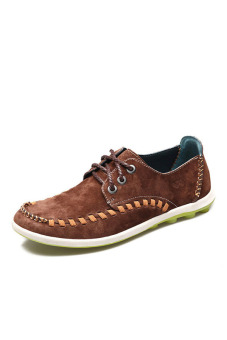 Mens Breathable Casual Sneakers Shoes (Brown)  