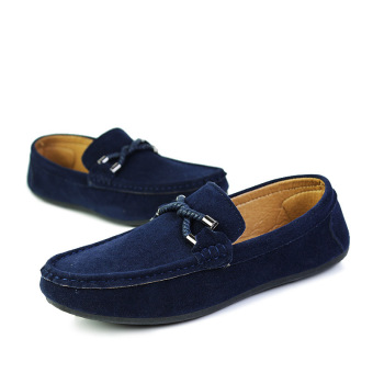 Men's Casual Shoes Men Shoes Fashion Lace-Up Sneaker (Blue) - intl  