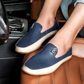 Men's Driving Loafer Shoes Comfortable Ventilate Fashion Shoes(Blue) - Intl  
