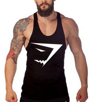 Men's Gym Shark Tank Top Stringer Bodybuilding Gymshark Fitness Muscle Vests  