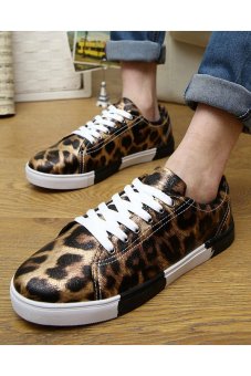 Men's Shoes Fashion Sneakers with Low Cut (Brown)  
