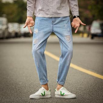 Men's Spring And Summer Nine Jeans Pants - intl  