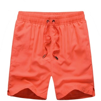 Men's Summer Quick-dry Surf Board Beach Shorts (Red)  