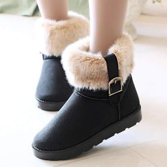 MG Snow Boots Ankle Boots Warm Shoes (Green) - intl  