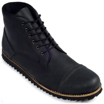 MIG Footwear Sabre Boots Black - Hitam  