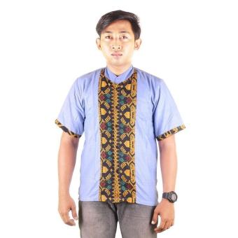 Mila Style Baju Kemeja Koko Batik Varian Ihsan - Multicolor  