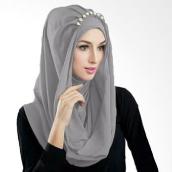 Milyarda Hijab Deeja Prealy - Abu-abu  