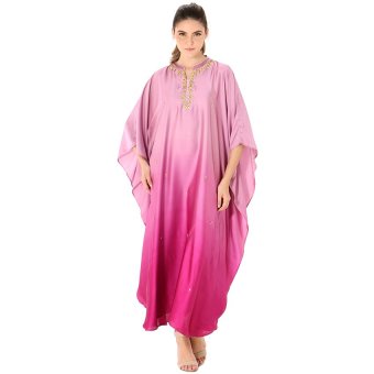 Mint Festive Aliyya Kaftan - Fuschia Pink  