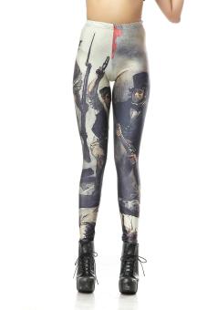 MITPS High waist 3D Digital print Galaxy Space leggings Slim women Leggings - intl  