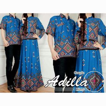 MJ Couple Muslim Adilla - Blue  