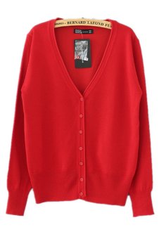 MSSHE Knit Jacket 031405 (Red)  