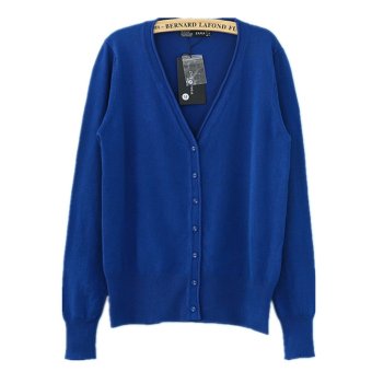 MSSHE Knit Sweater Coat 031402?Color Blue?  