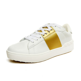 MT new female sports flat shoes, casual summer running shoes (gold) - Intl - Intl  