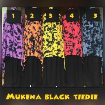 Mukena Black Tiedie Warna No.4  