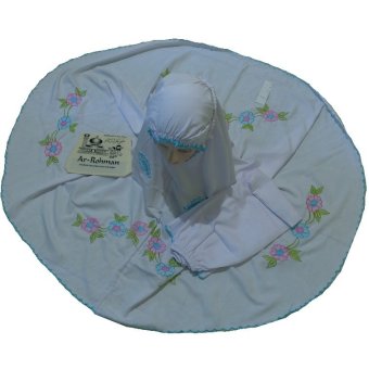 Mukena Bordir Fatimah Anak-Anak - Biru | Lazada Indonesia