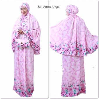 Mukena Rayon Bali Amara Ungu  