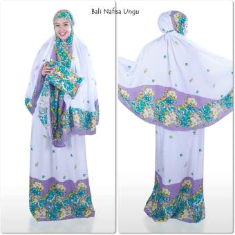 Mukena Rayon Bali Nafisa Ungu  