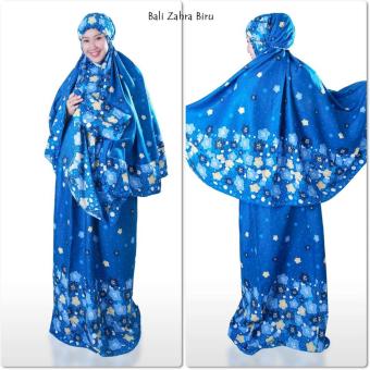 Mukena Rayon Bali Zahra Biru  