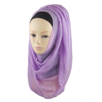 Muslim Islamic Hijab Voile Shawls Plain Scarf MSL001-20# (Intl)  