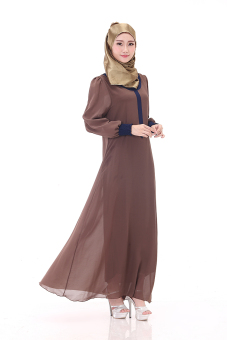 Muslim Women's Dress (Tawny) - Intl  