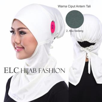 Mysha Hijab - Ciput Antem Tali - Abu Sedang by ELC  