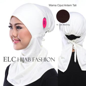 Mysha Hijab - Ciput Antem Tali - Coklat Matching by ELC  