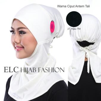 Mysha Hijab - Ciput Antem Tali - Hijau TNI by ELC  