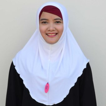Mysha Hijab ELC Hijab - Syiria Jersey - Putih  