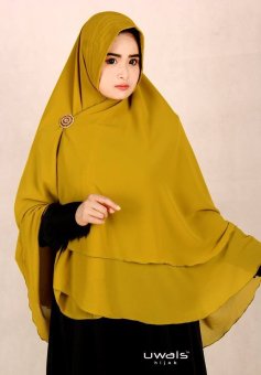 NATASHA KHIMAR by Uwais Hijab [hijau pucuk]  