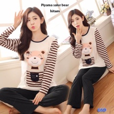 ... Atasan Dan Source · Sb Collection Baju Tidur Stelan Sakura Piyama Hitam Daftar Source NCR Setelan Baju Santai Baju Tidur