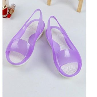 New Casual Lady Sandals, Fashion Colorful Shoes, Soft Non-slip. (Purple) - intl  