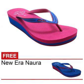 New Era CSA Naura Fushia + Gratis Sandal  