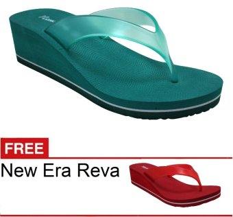 New Era CSA Reva Hijau + Gratis Sandal  
