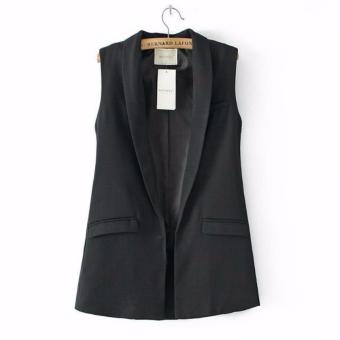 New fashion ladies vest cardigan vest woven vest - intl  
