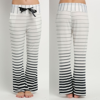 New Fashion Lady Women's Joggers Sport Trousers Striped Long Pants - intl  