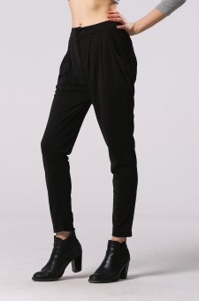 New Fashion Lady Women's Stretch Casual Harem Pants Loose Trouser - intl  