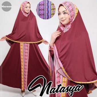 NEW Hijab Fashion Natasha Syari Maroon  