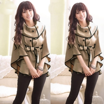 New Korean Women's Golilla Cloak Cape Bat-wing Coat Tops  