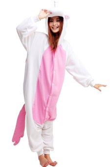 New Pink Unicorn Animal Adult Kigurumi Pajamas Pyjamas Cosplay Costume Anime Clothing Onesie  