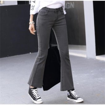 New Sexy Women Jeans Mujer Plus Size Skinny Denim Jeans Women Trousers Bell-bottoms Flare Jean Pants - intl  