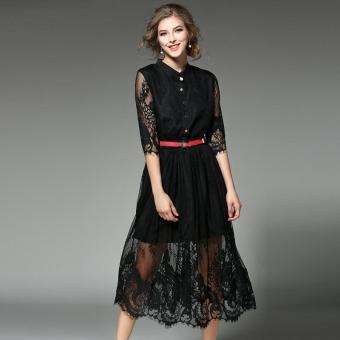 New spring slim pendulum lace dress - intl  